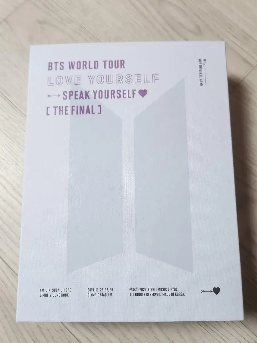 방탄소년단 bts 스픽콘 파이널 디비디 dvd